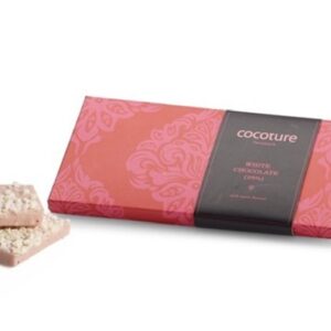 Hvid chokolade m hindbær